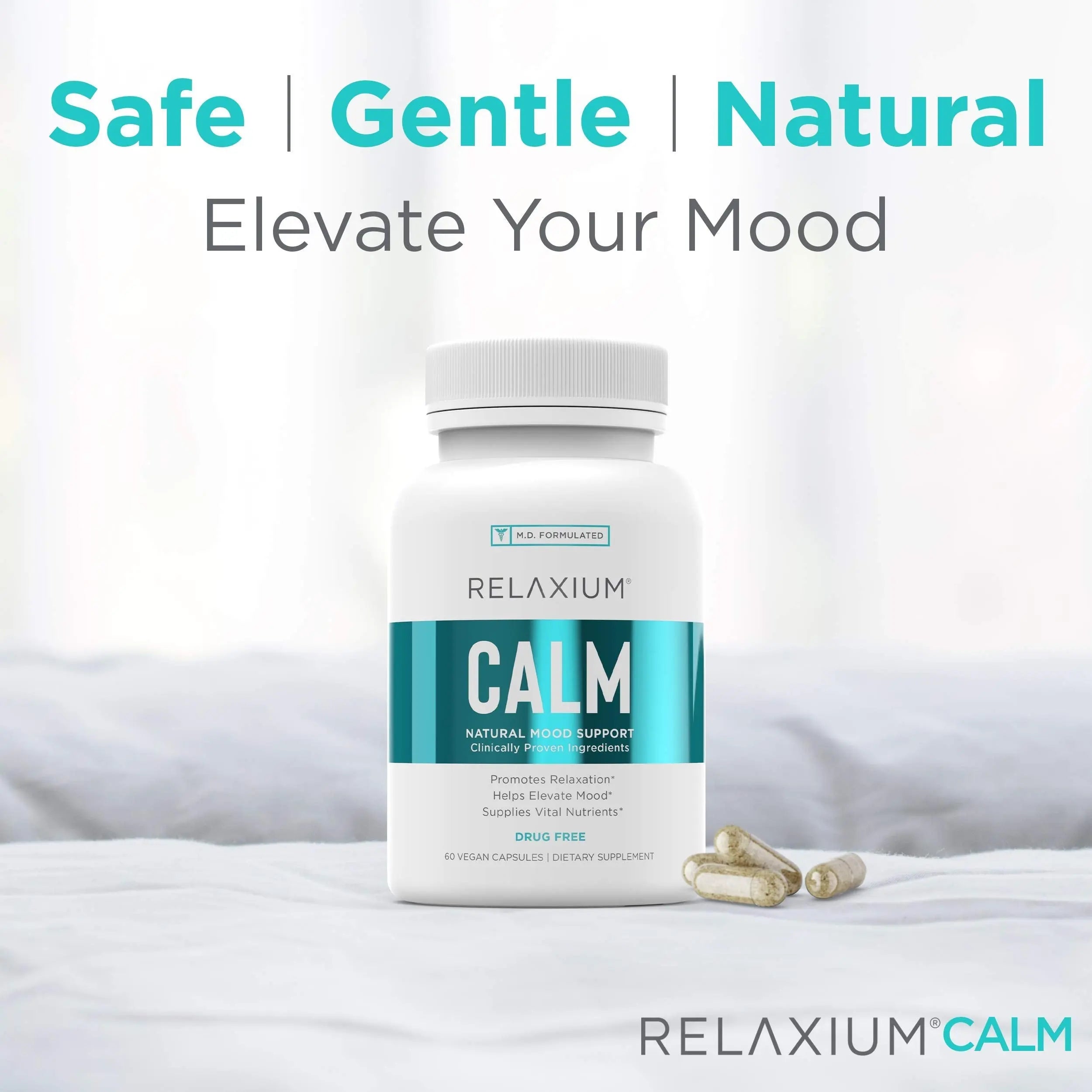 Relaxium Calm, Non-Habit Forming, Stress & Mood Support Supplement Relaxium Au supplements