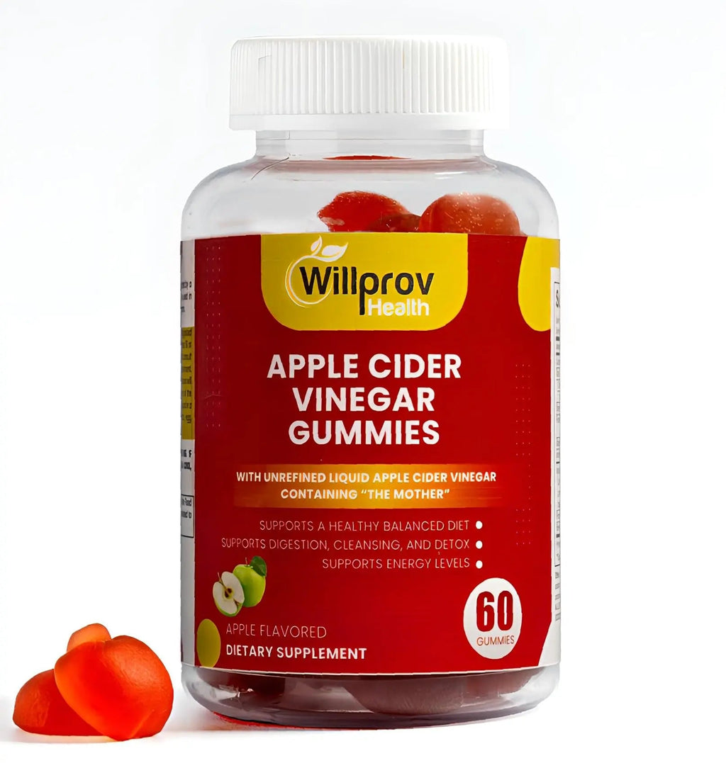 Willprov Health Apple Cider Vinegar Gummies - 1000mg ACV with Mother for Metabolism Willprov Health Au supplements