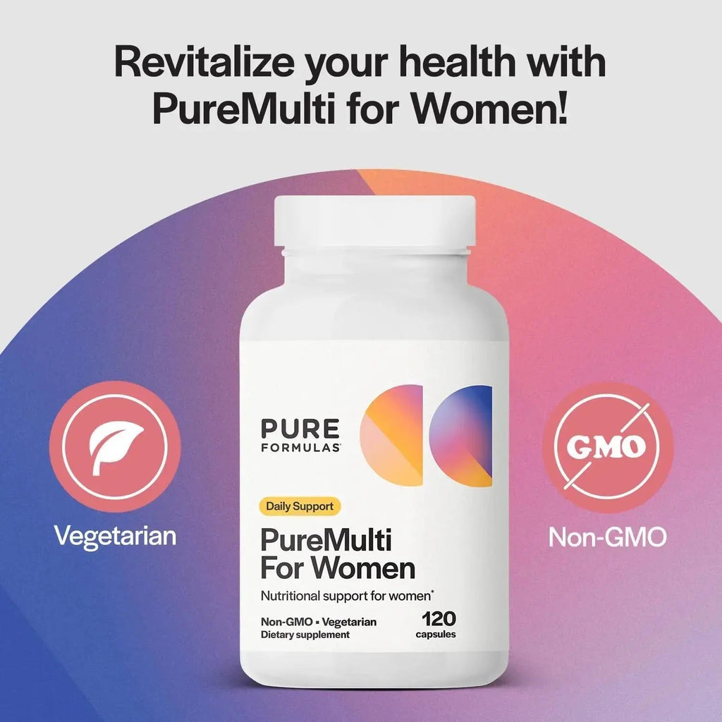 PureFormulas PureMulti for Women - Comprehensive Multivitamin for Women with Essential Nutrients and Herbal Support Womens Daily Multivitamins PureFormulas Au supplements
