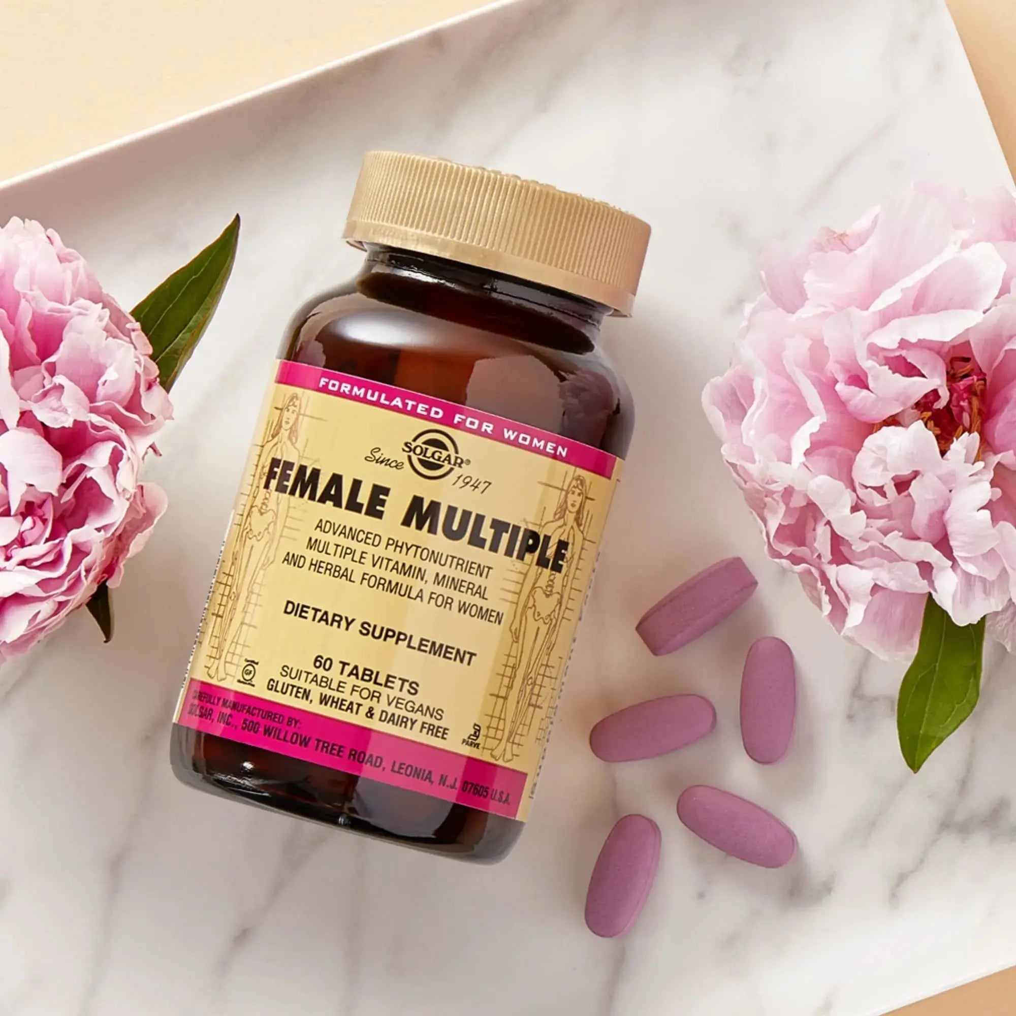 Solgar Female Multiple, 120 Tablets - Multivitamin, Mineral & Herbal Formula for Women - Advanced Phytonutrient Solgar Au supplements