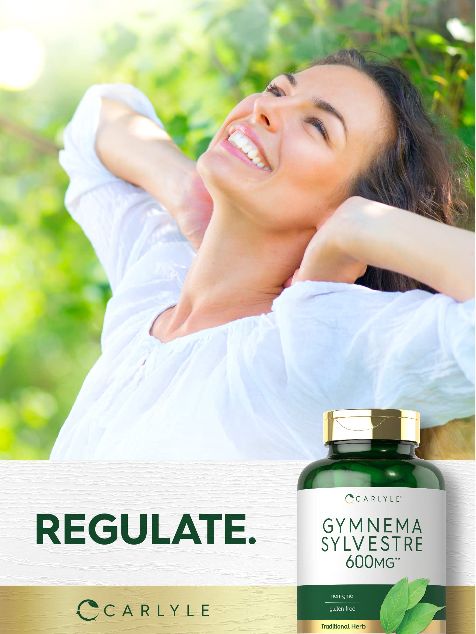 Carlyle Gymnema Sylvestre Capsules | 200 Count | Non-GMO and Gluten Free Supplement
