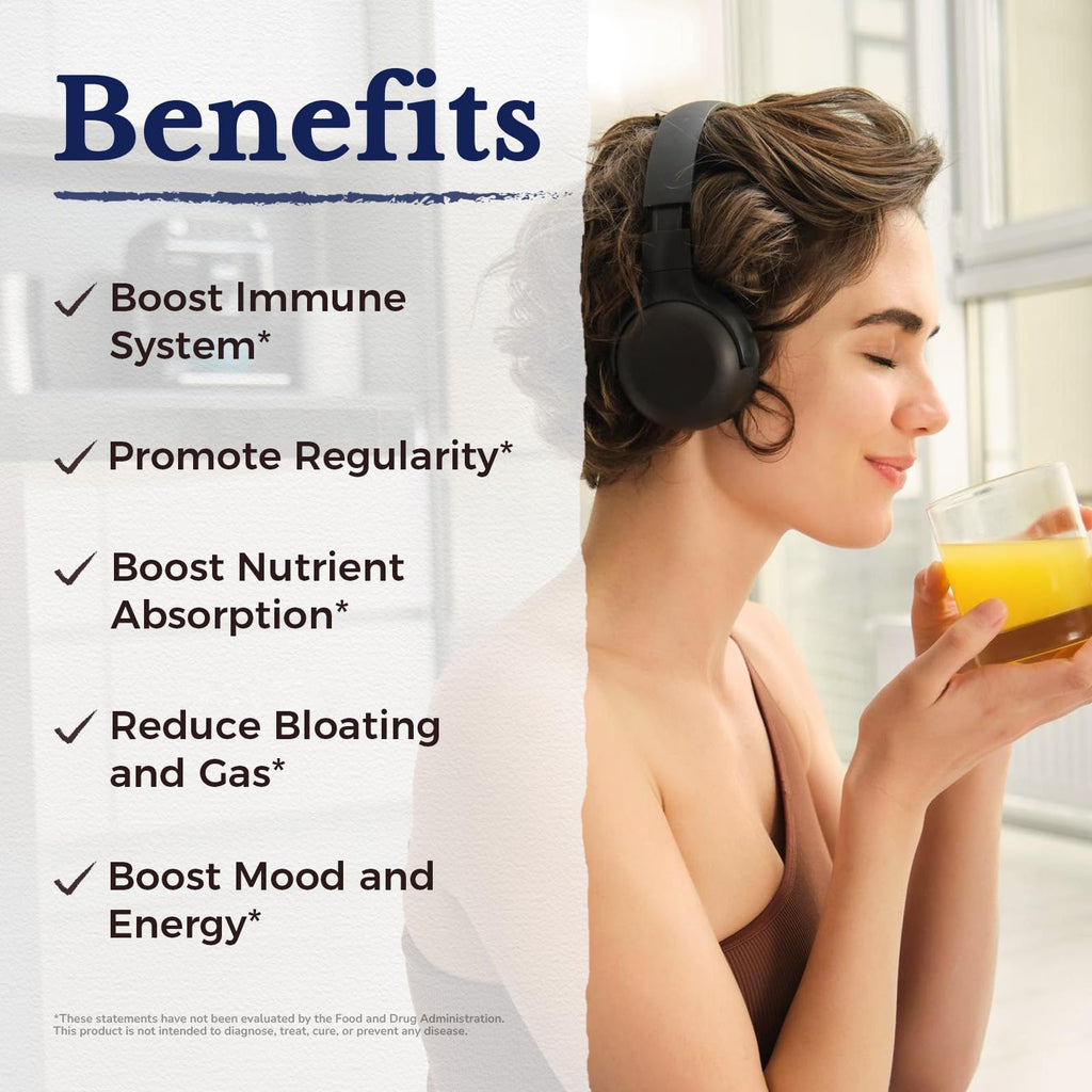Vitalitown Probiotics + Prebiotics | 60 Billion CFUs 19 Strains | 60 Delayed Release Veg Caps | Shelf Stable, Prebiotics and Probiotics | Digestive Health