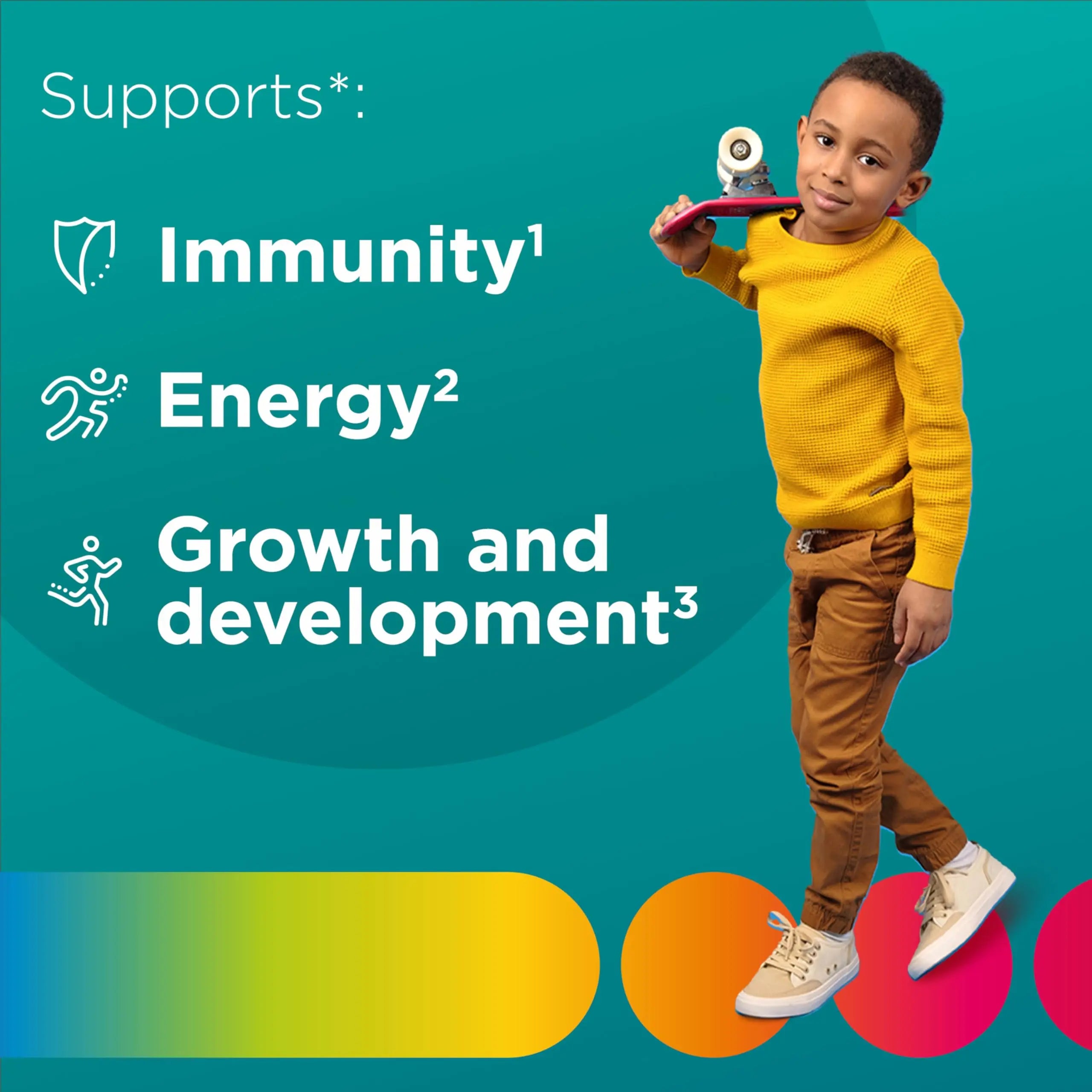 Centrum Kids Multivitamin Gummies, Tropical Punch Flavor Made With Natural Flavors, Stocking Stuffer, 150 Count, 150 Day Supply Centrum Au supplements