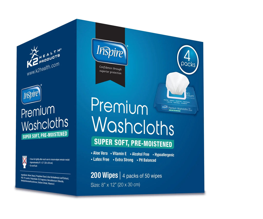 Inspire Adult Wet Wipes, Adult Wash Cloths, Adult Wipes for Incontinence Inspire Au supplements