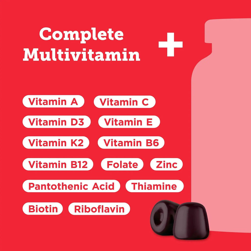 Hyland's Kids Multivitamin + Digestive Support Children's Supplement, Sugar Free Mixed Berry Flavored Gummies with Probiotics & Fiber, 60ct Bottle Hyland's Au supplements