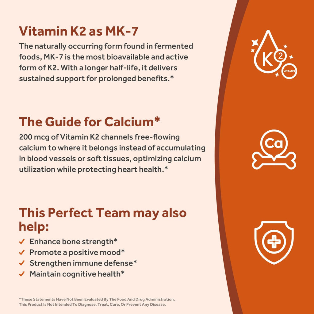 Doctor's Recipes Vitamin D3 K2, 10,000 IU, 200 mcg, MK-7, Strong Bone Density, Teeth, Immune, Heart Support, Energy, Calcium Absorption,