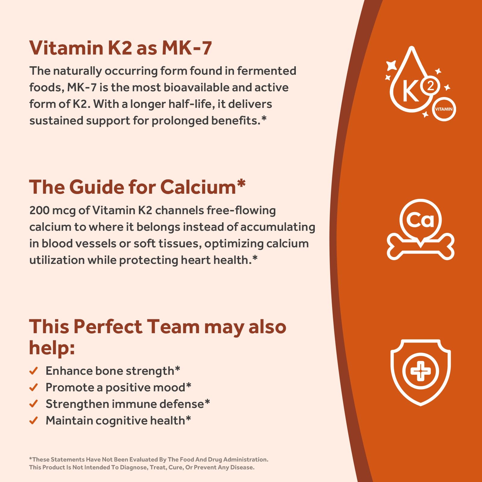 Doctor's Recipes Vitamin D3 K2, 10,000 IU, 200 mcg, MK-7, Strong Bone Density, Teeth, Immune, Heart Support, Energy, Calcium Absorption,