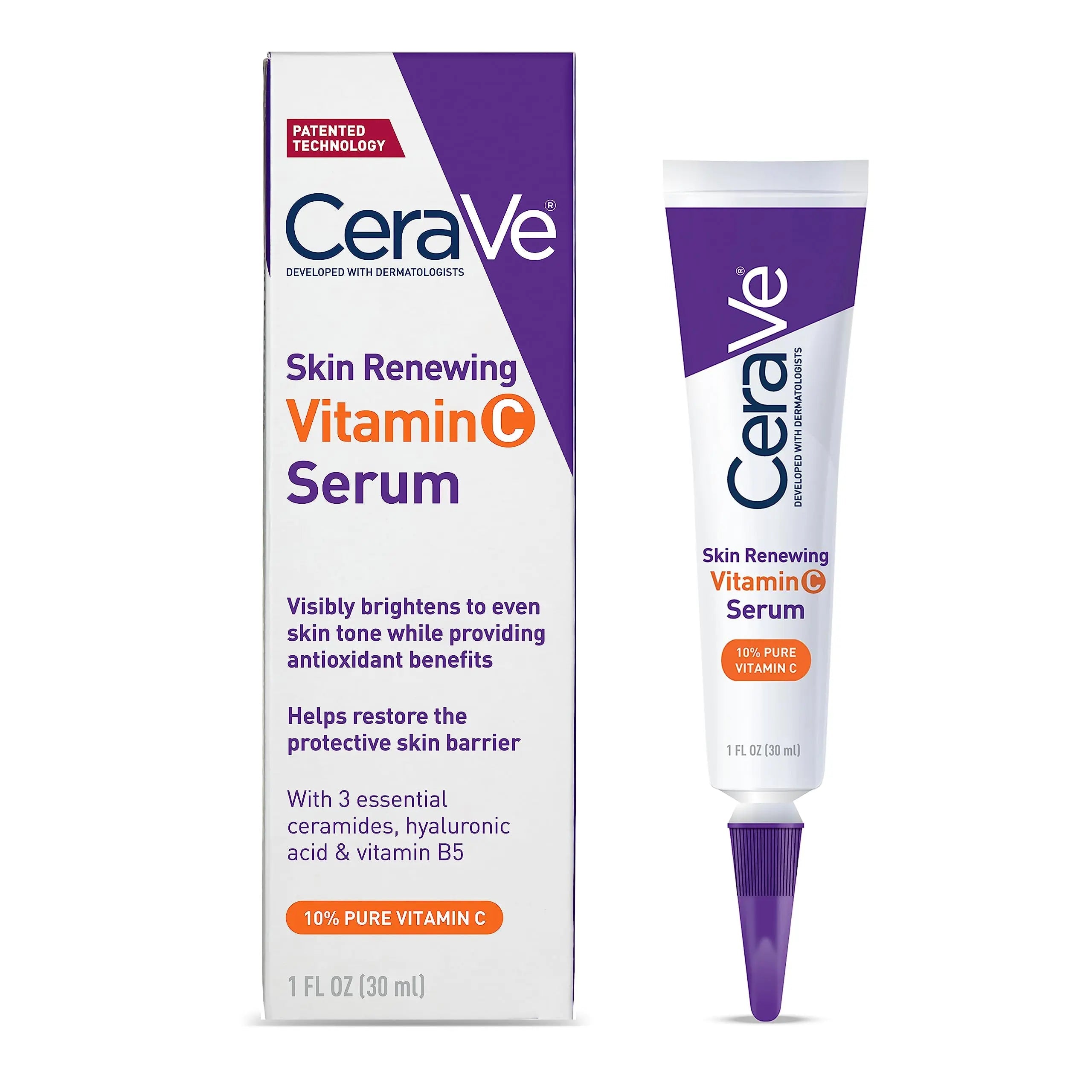 CeraVe Vitamin C Serum with Hyaluronic Acid | Skin Brightening Serum for Face CeraVe Au supplements