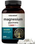 Magnesium Glycinate Supplement 1,000mg | 500mg Per Capsule, 240 Pills NatureBell Au supplements