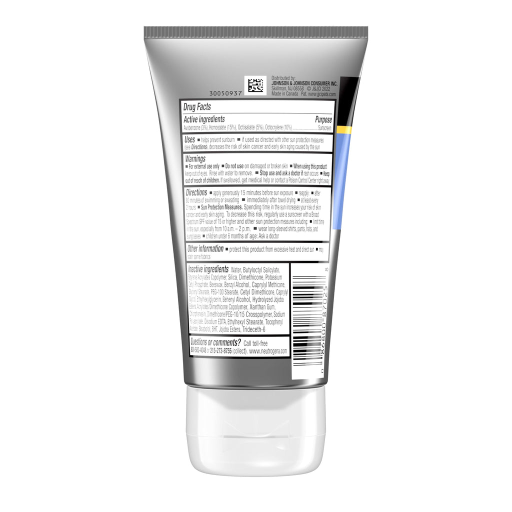 Neutrogena Sport Face Sunscreen SPF 70+, Oil-Free, 2.5 fl oz, Sweat & Water-Resistant