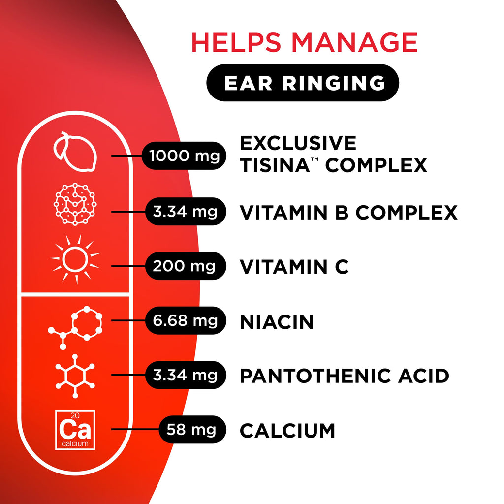 Lipo Flavonoid Ear Ringing - Doctor-Recommended for Ringing Ears – Clinically Proven Lemon Bioflavonoid Complex with Vitamins C, B1, B2, B6, B12,
