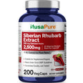 NusaPure Siberian Rhubarb 10:1 Extract, 250 mg Equivalent to 2,500mg - 200 Veggie Capsules (Vegetarian, Non-GMO, Vegan) NusaPure Au supplements
