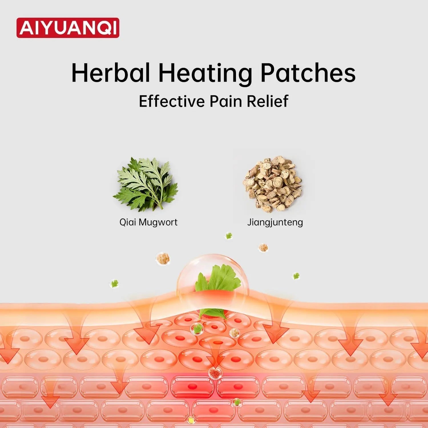 AIYUANQI 3PCS Menstrual Cramps Herbal Heating Patches for Pain Relief, Self-Heating Mugwort Patches, Full Abdomen Cover and Skin-friendly Comfortable, Rapid Heating and Keep Warm, Ideal Gift for Women AIYUANQI Au supplements