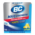 BC Max Strength Headache Relief Powder, Triple-Action Formula with Acetaminophen, Aspirin & Caffeine Eases Aches & Pains, Lemonade Flavor, 16 Count BC Au supplements