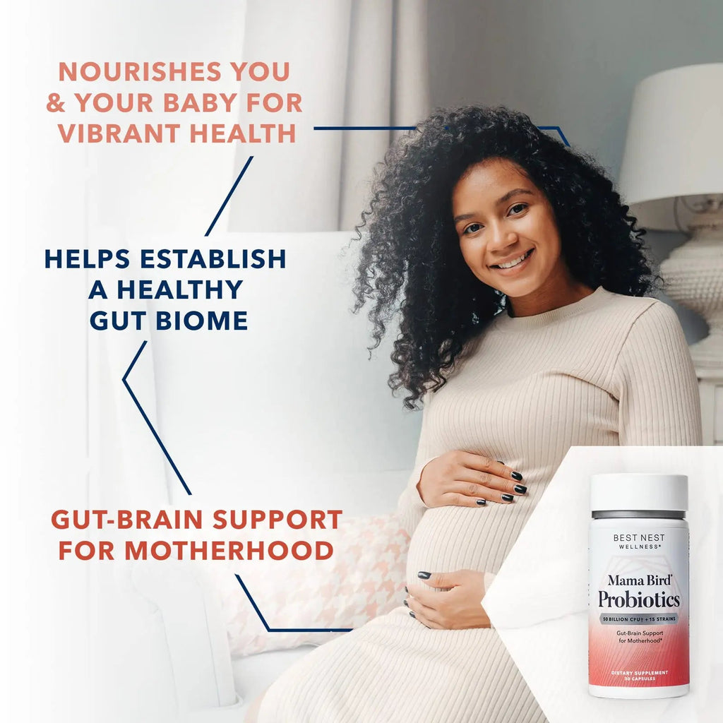Best Nest Wellness Mama Bird Probiotics for Prenatal, Postnatal, Fertility, Women Digestive Best Nest Wellness Au supplements