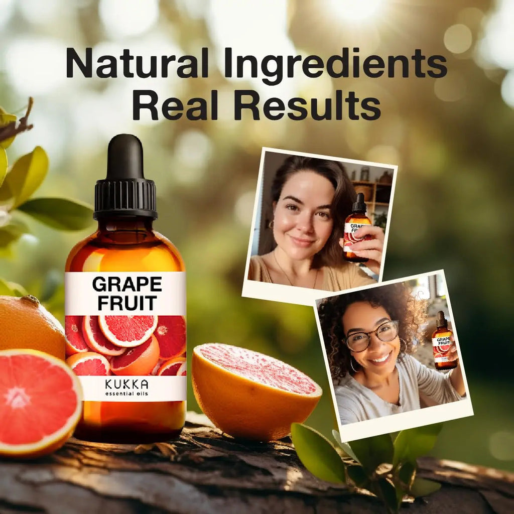Kukka Grapefruit Essential Oil for Diffuser - 100% Natural Grapefruit Essential Oil for Skin KUKKA essential oils Au supplements