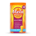 Metamucil 4-in-1 Psyllium Husk Friendly Fiber Supplement, Sugar-Free, 180 teaspoons, Orange Flavored, Daily Fiber Powder for Digestive Health