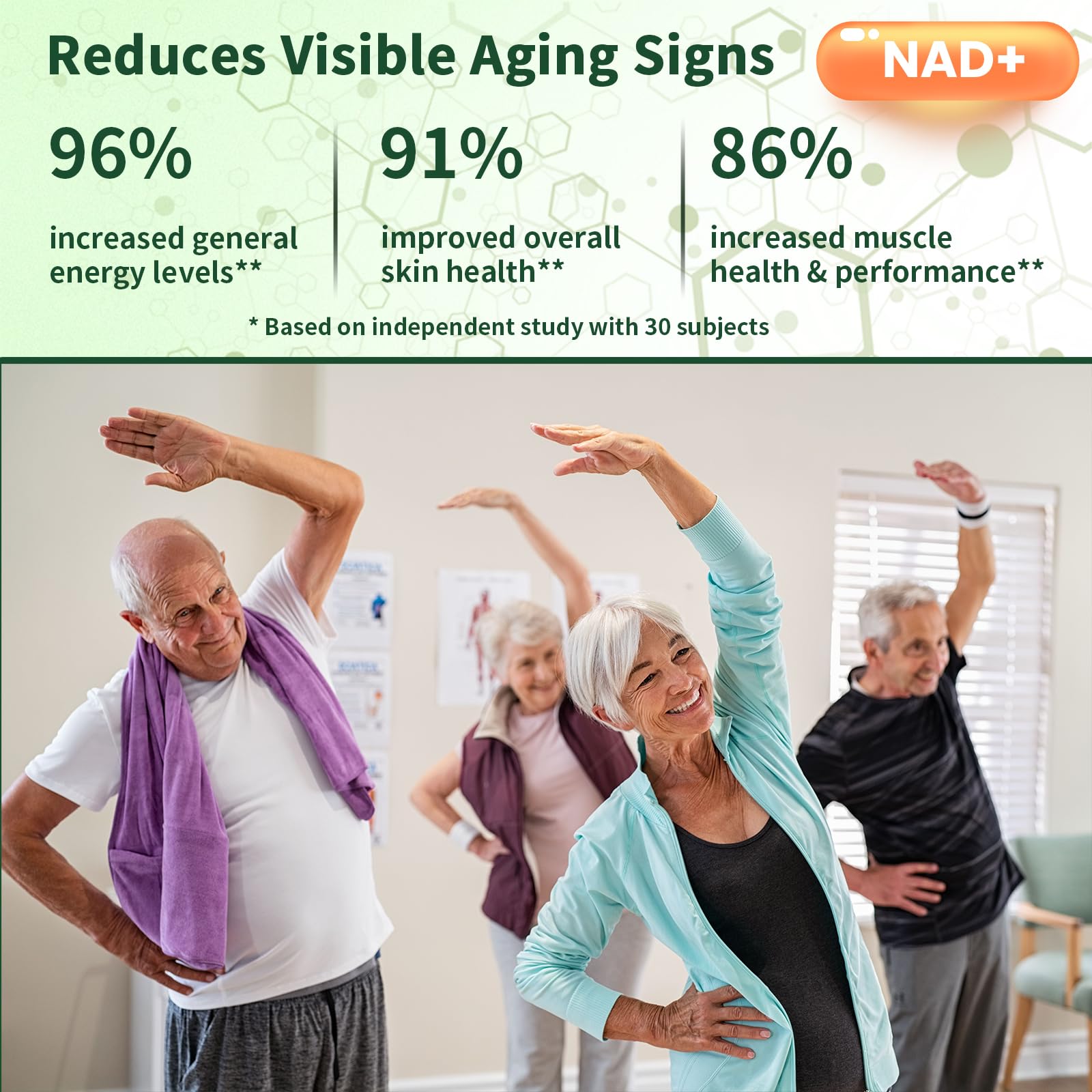 Lyndops NAD Supplement, Liposomal Nicotinamide Riboside Resveratrol 250mg, NMN Alternative, High Purity NAD Supplement for Women & Men, Anti-Aging, Cellular Energy, Mental Focus - 60 Capsules Lyndops Au supplements