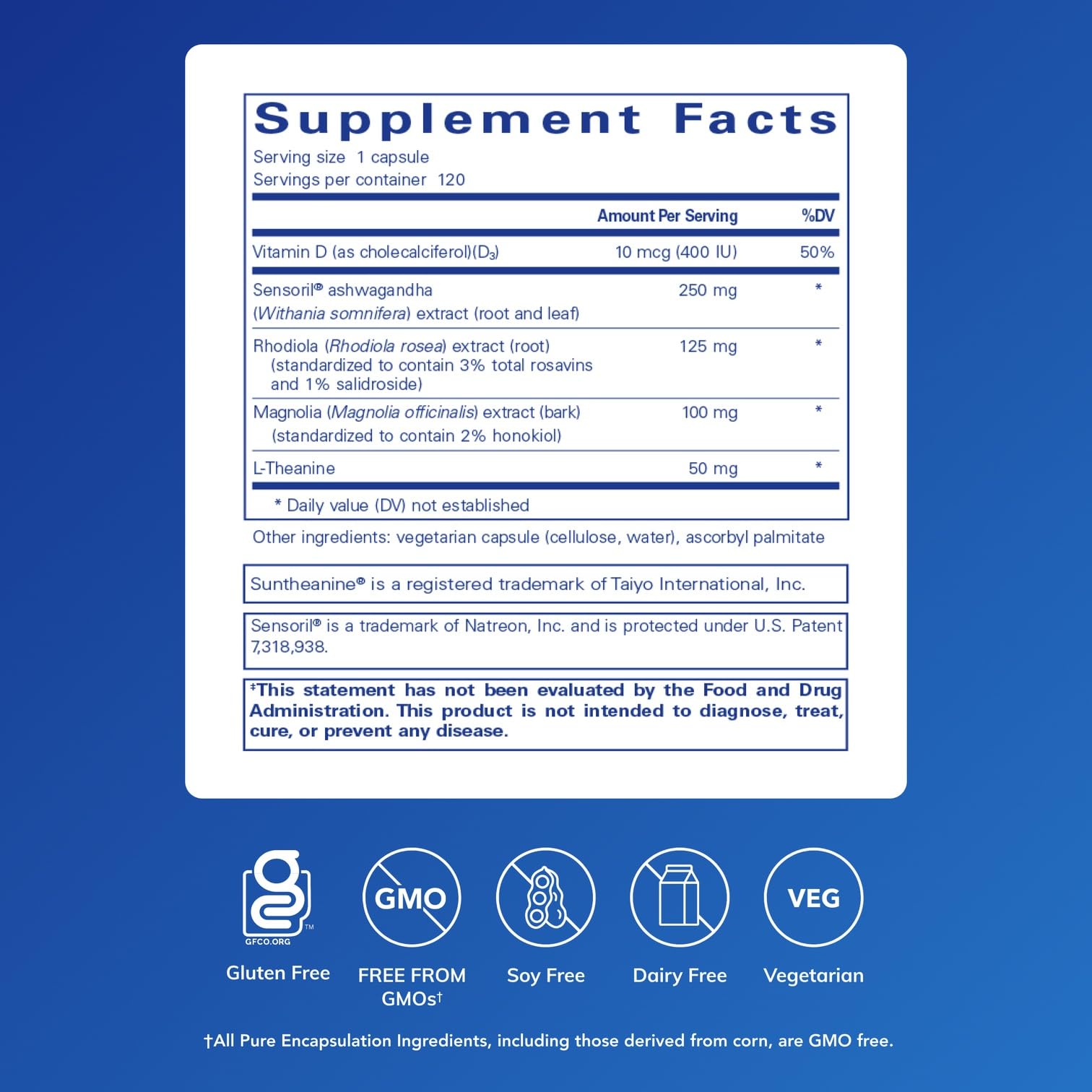 Pure Encapsulations Cortisol Calm - Supports Cortisol Health & Relaxation - Contains Ashwagandha & L-Theanine - Restful Sleep - 120 Capsules Pure Encapsulations Au supplements