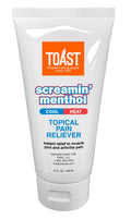 Toast Screamin Menthol Cool Heat Topical Pain Relief Cream for Muscles and Joints - 5 Ounces Toast Au supplements