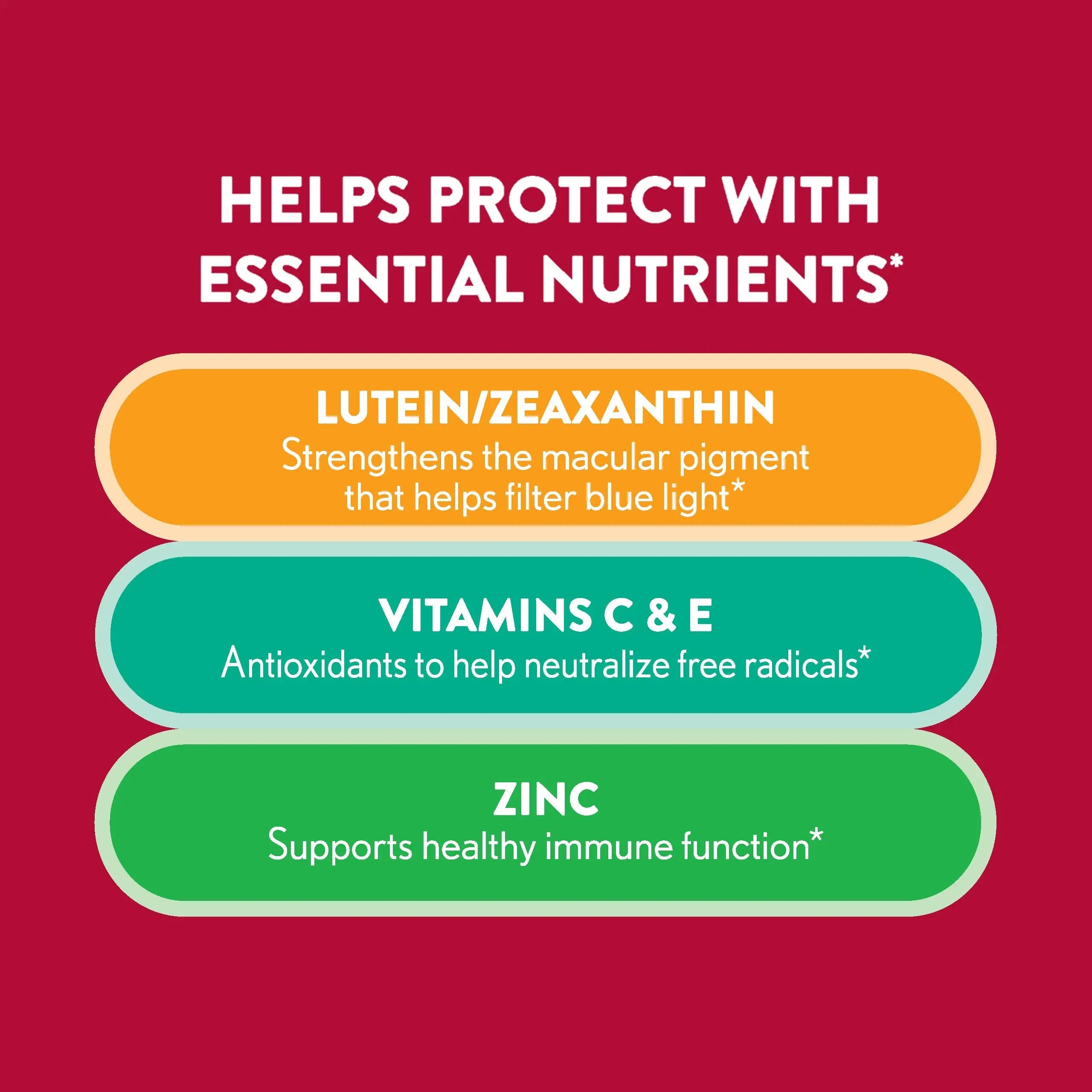 Ocuvite Vitamin & Mineral Supplement for Eye Health Adult Gummies Ocuvite Au supplements