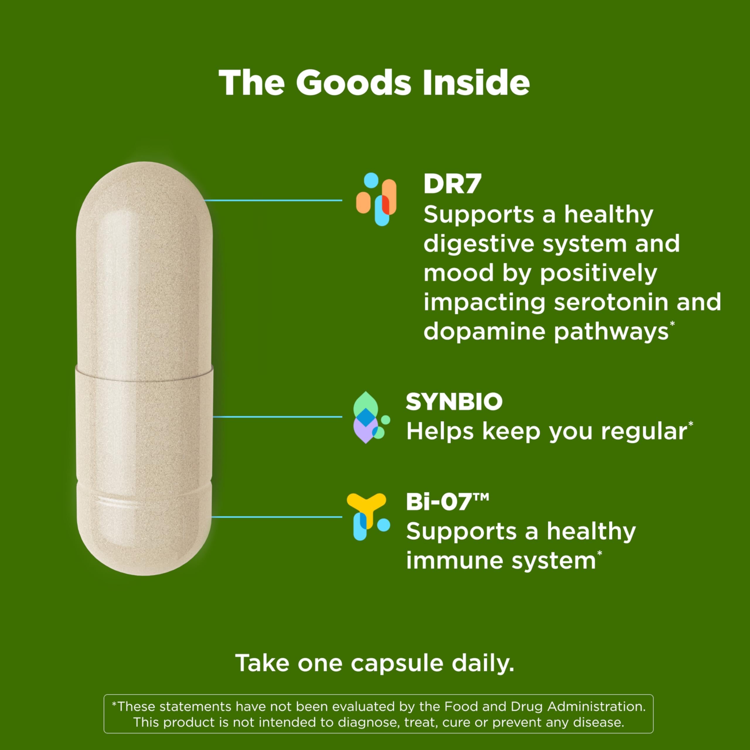 OLLY Big 10 Probiotic, Supports a Healthy Gut Microbiome,* 10 Billion CFUs, 30 Day Supply - 30 Count OLLY Au supplements