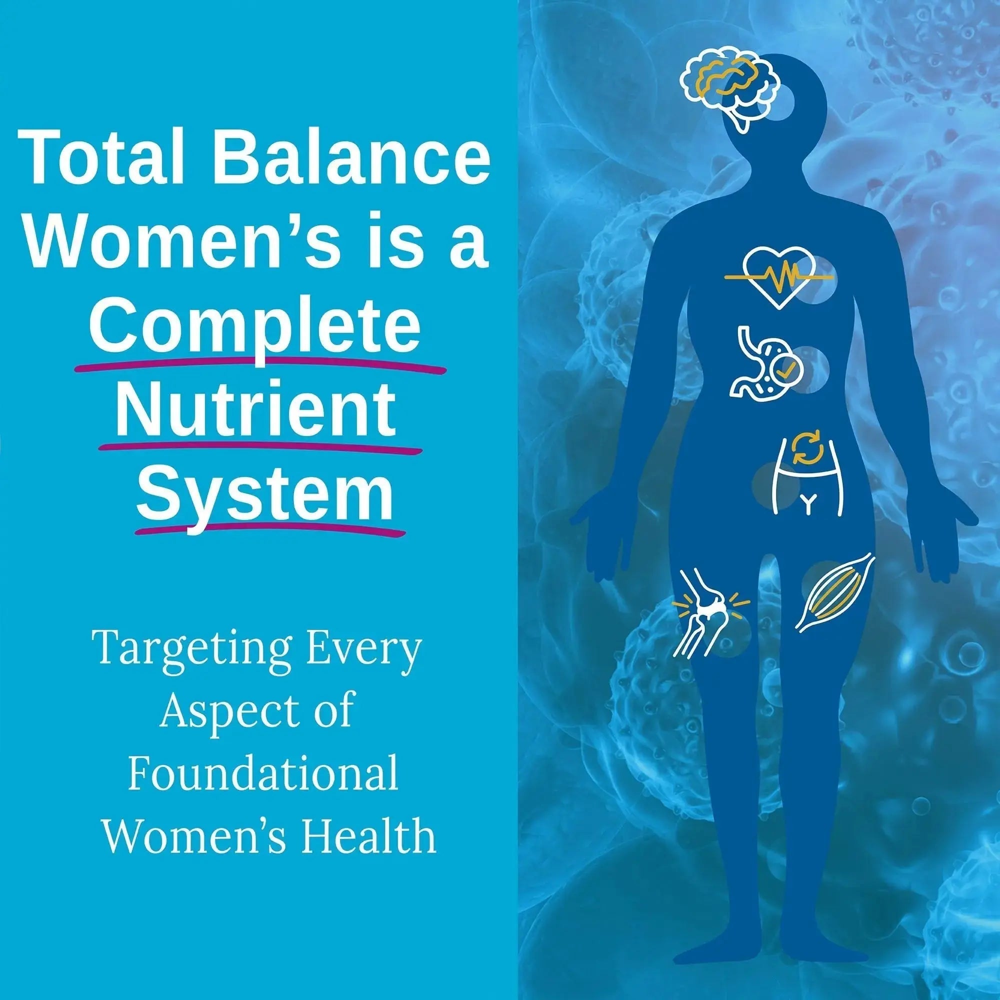 Xtendlife Total Balance Women's Premium Extra Strength Daily Multivitamin & Mineral - 90+ Nutrients for Complete Immune Xtendlife Au supplements