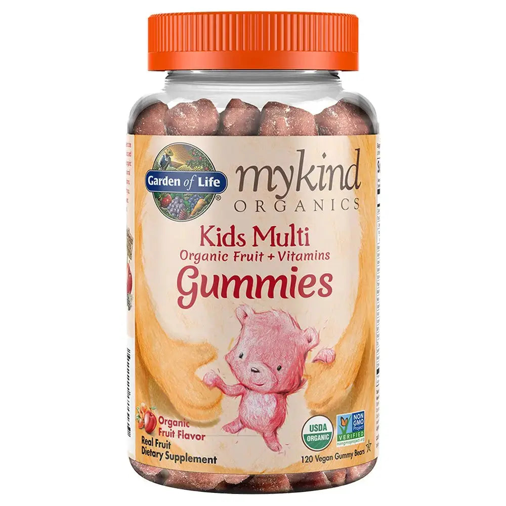 Garden of Life Men's Whole Food Multivitamin 120 Count and Kids Organic Fruit Gummy Vitamins 120 Count Garden of Life Au supplements