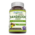 Pure Naturals Dandelion Root 520 mg Per Serving 120 Veggie Capsules Supplement | Non-GMO | Gluten Free | Made in USA Pure Naturals Au supplements