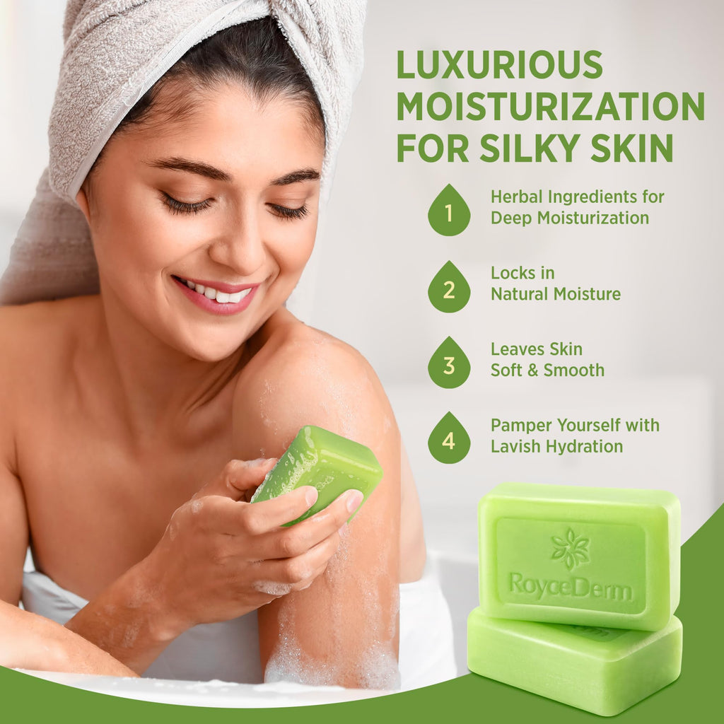 Roycederm Antifungal Bar Soap - Tea tree Oil Soap - Athlete’s Foot Treatment for Jock Itch & Ringworm