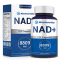 NAD+ Supplement 8,809mg with Liposomal NAD and Resveratrol for Women & Men - 120 Capsules to Support Cellular Health, Boost Stamina & Healthy Aging, Vegan & Gluten-Free Maximum NAD Au supplements