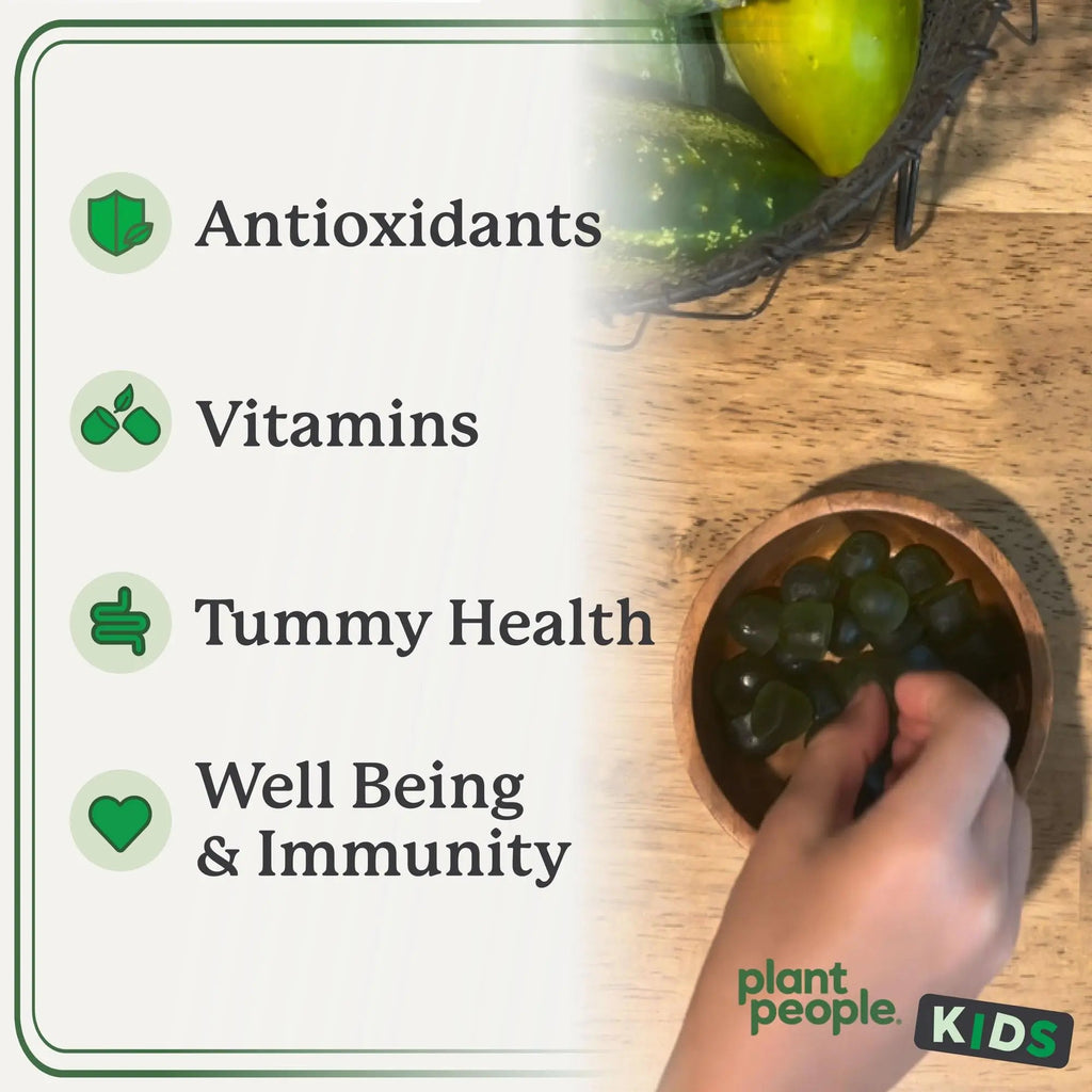 WonderGreens Kids Super Veggie Gummies – Sugar-Free, Allergen-Free Multivitamin for Picky Eaters with Probiotics Plant People Au supplements