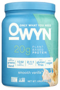 OWYN Only What You Need Plant-Based Protein Powder, Smooth Vanilla, 1.05 lbs