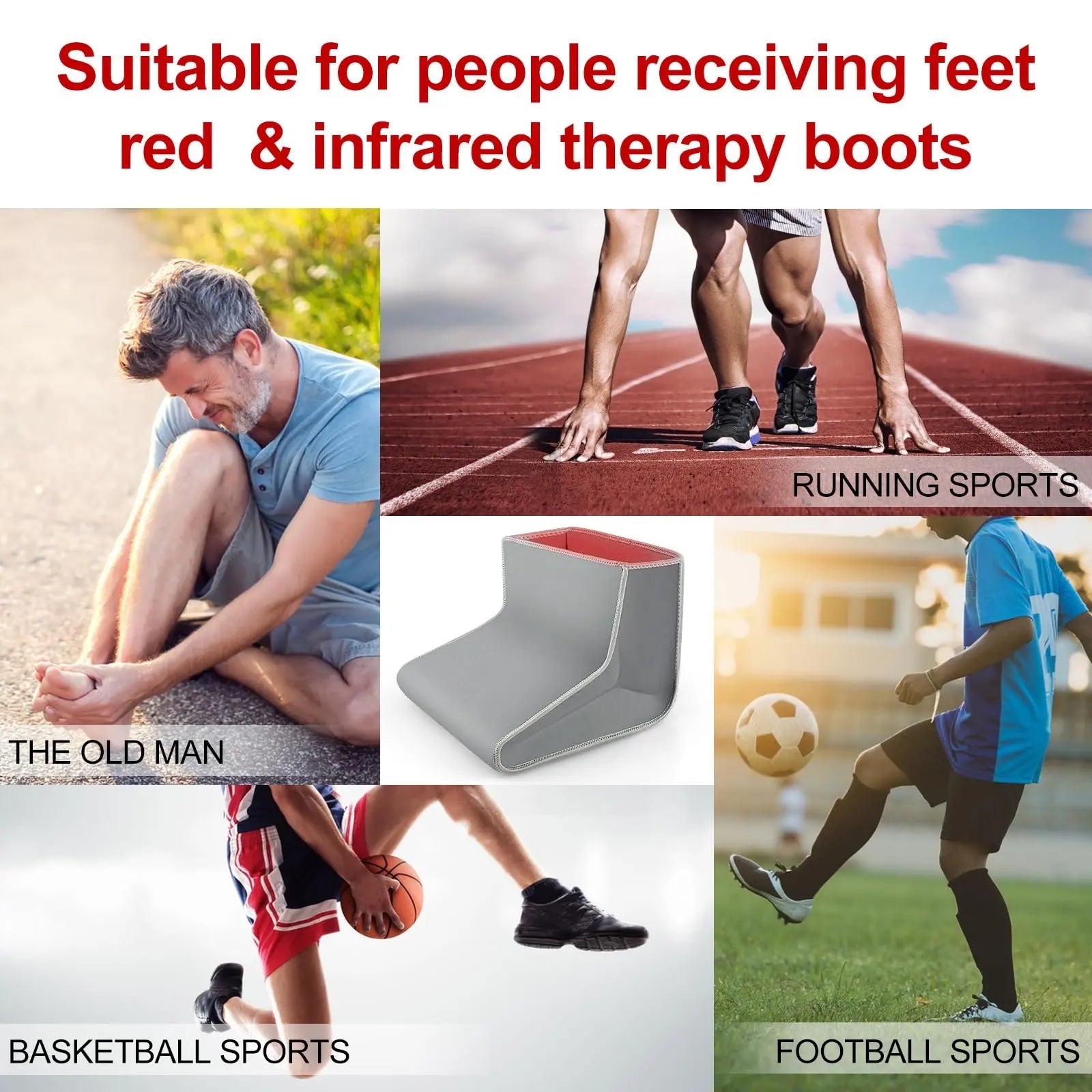 Red Light Therapy Boot for Feet, Infrared Light Therapy Slipper for Perfect Foot Care, Ideal for Ankle Rutollmit Au supplements