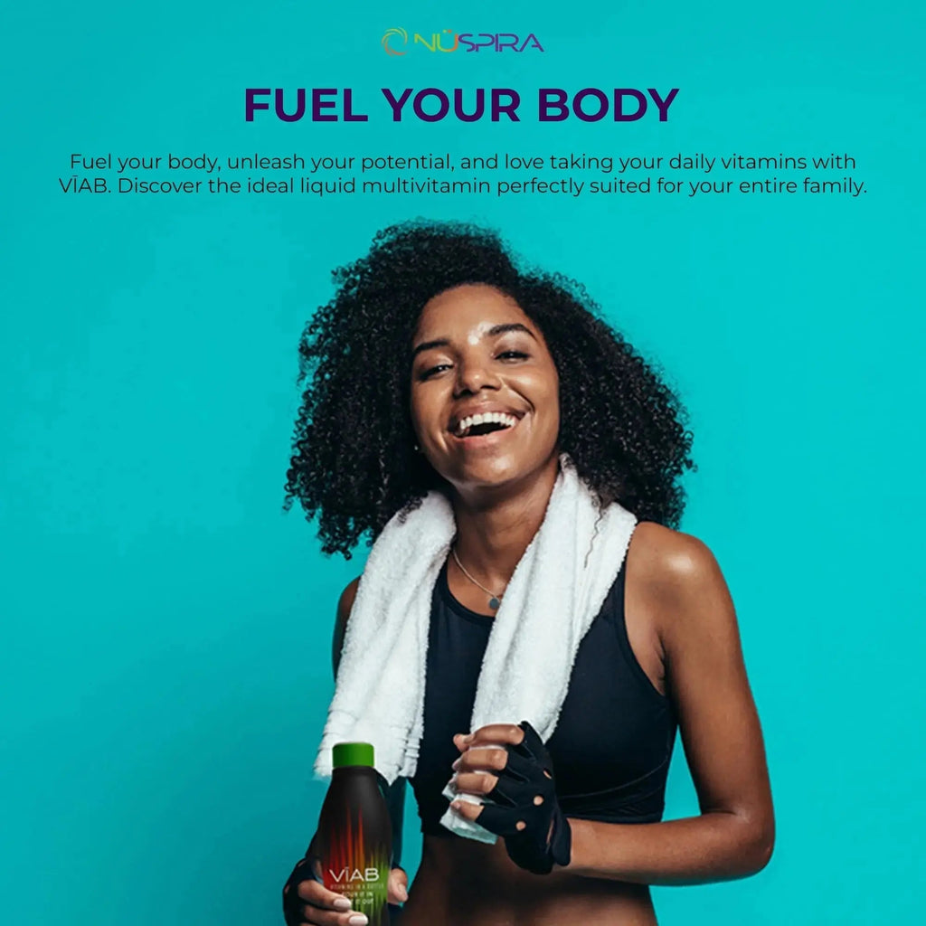 NüSpira - VĪAB Liquid Multi-Vitamin - Effortless Wellness for The Whole Family - Potent Blend of Vitamins & Minerals - Smooth Taste - 30oz NuSpira Au supplements
