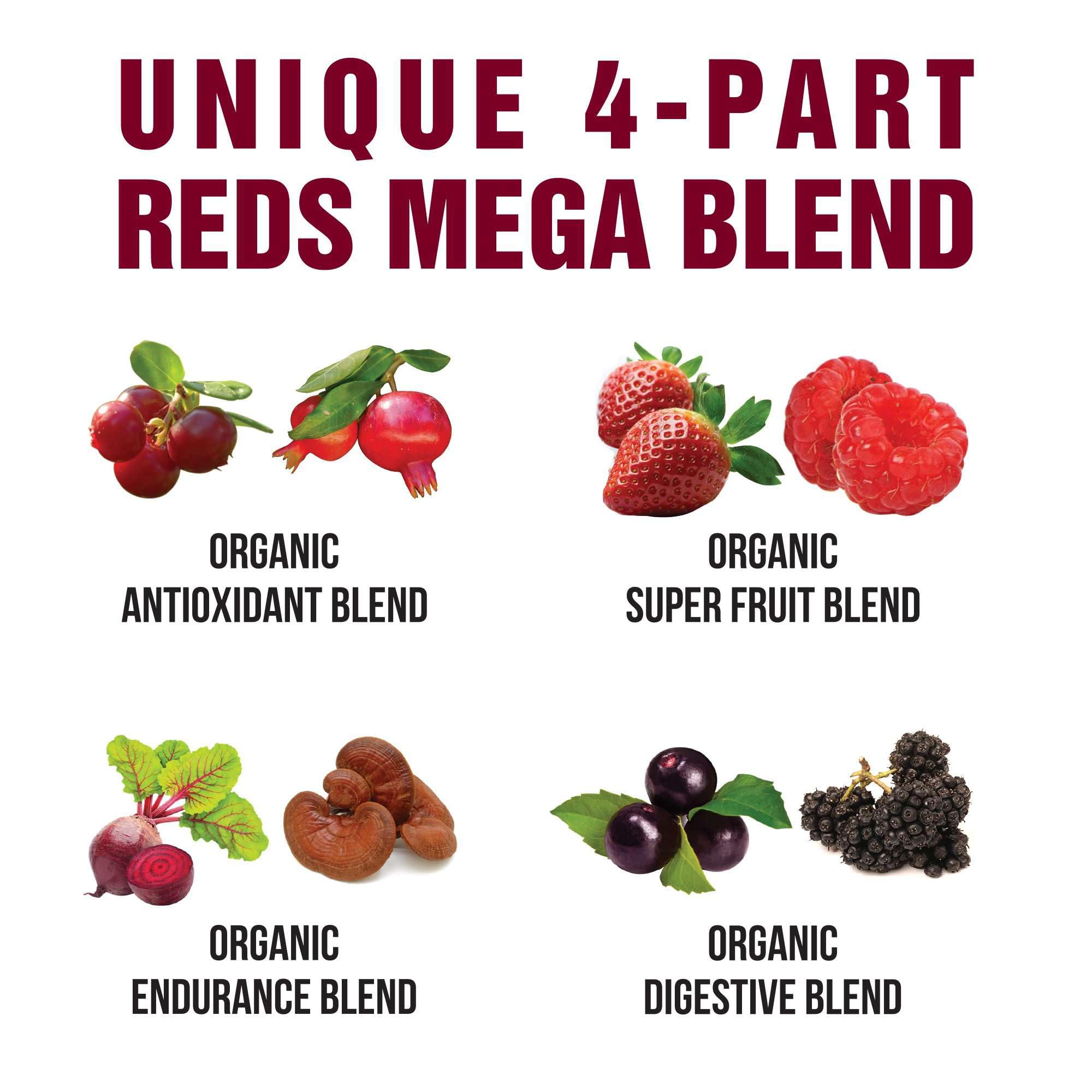 Peak Performance Organic Reds Superfood Powder, Best Tasting Organic Red Juice Super Food w/ 25+ All Natural Ingredients & Polyphenols, Vital for Max Energy and Detox. Raspberry, Elderberry, Beetroot Peak Performance Au supplements