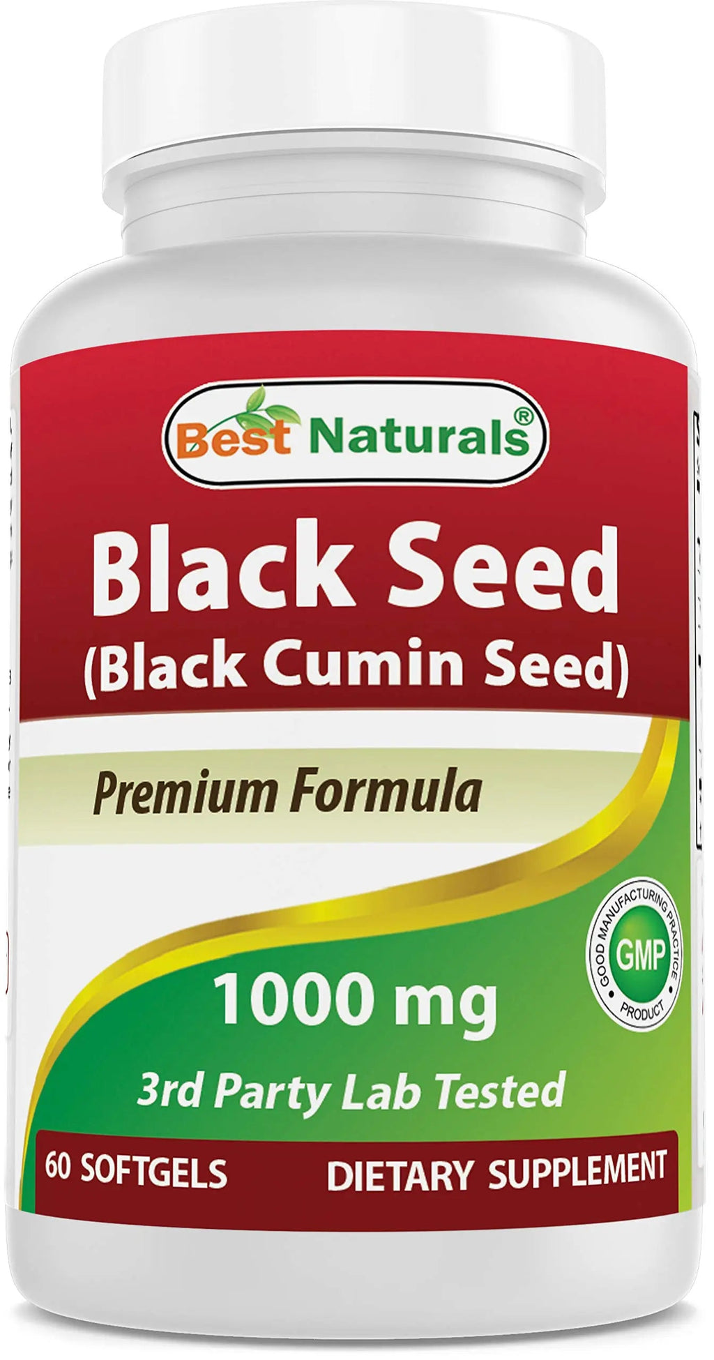 Best Naturals 2 Packs Black Seed Oil Capsules 1000 mg (Non-GMO) Nigella Sativa Best Naturals Au supplements