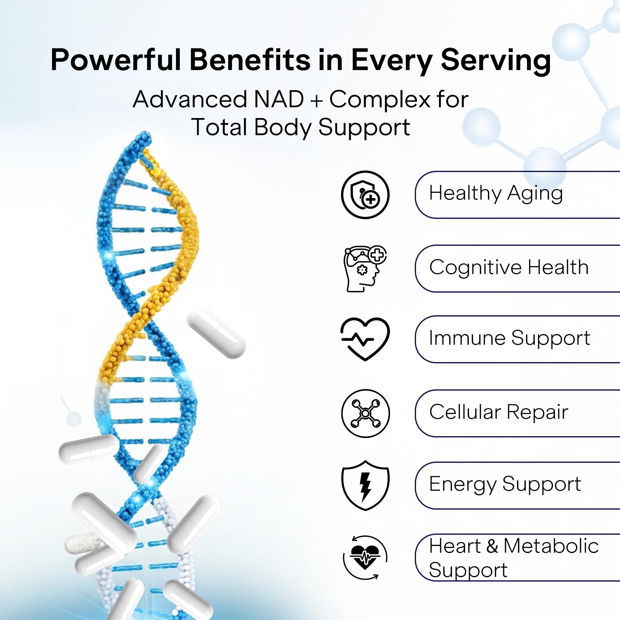 Liposomal NAD+ Supplement with Resveratrol - Nicotinamide Riboside 1000 Mg - NAD Supplements for Women & Men - NMN Supplement Alternative - Advanced NAD Resveratrol for Cellular Energy - 120 Capsules Pharmlitalia Au supplements