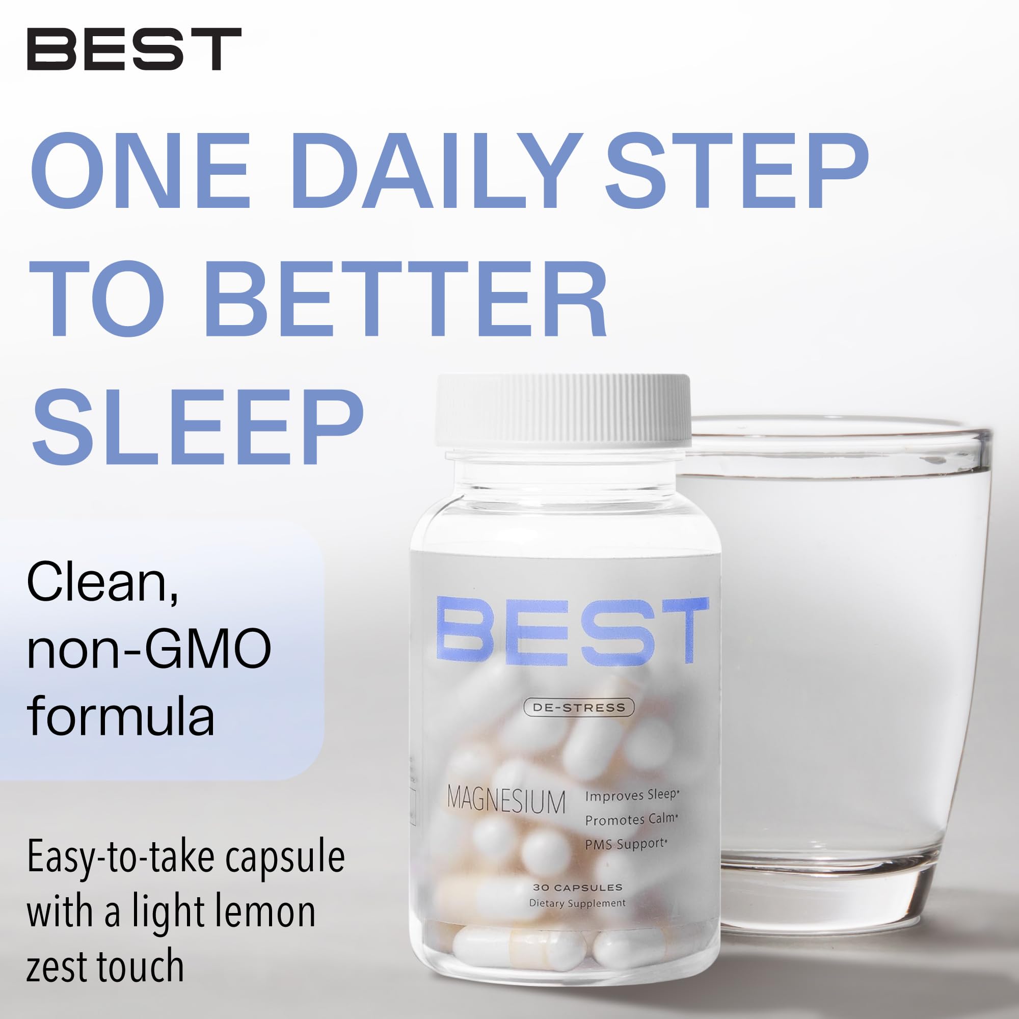 BEST Magnesium Glycinate Supplement for Women - High Absorption, Breakthrough for Sleep, Stress - Menopause Symptoms, Magnesium for Women Over 40 - Gentle on Stomach, Non-GMO, Vegan - 30 Day Supply BEST Supplements Au supplements