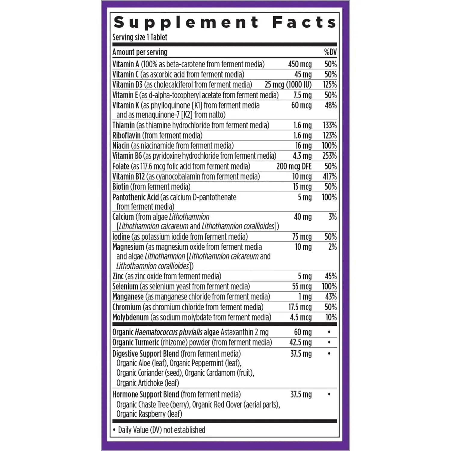 New Chapter Every Women's One Daily 55+ 90ct New Chapter Au supplements