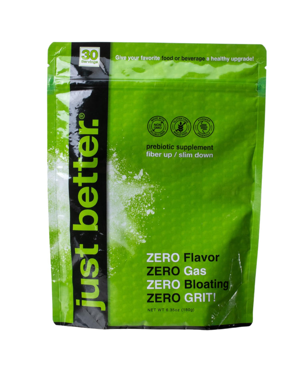 just better. Prebiotic Fiber Supplement for a Healthy Gut | Fiber Powder with Zero Grit Zero Taste and No Bloating or Gas | Feel Full Faster