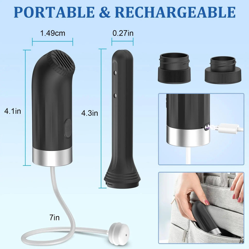 Enema Douches for Men Women, Automatic Anal Douche Cleaner with 3 Speeds, Silicone Enema Nozzles Dsovill Au supplements