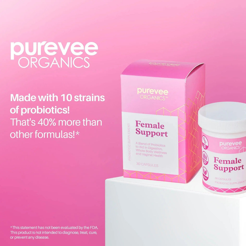 Purevee Organics Vaginal Probiotics for Women, 10 Essential Probiotic Strains, Vaginal + pH Balance Purevee Organics Au supplements
