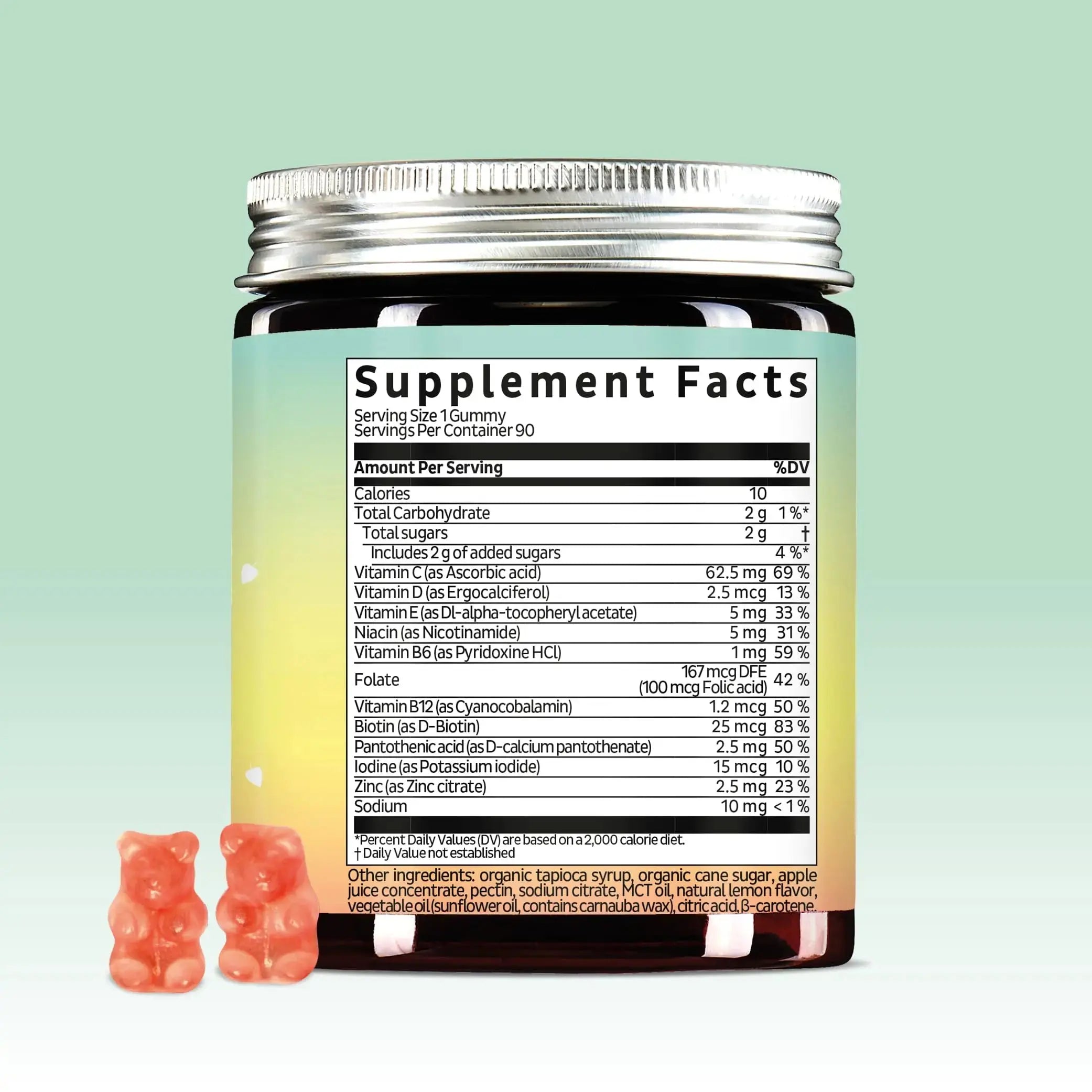 Bears with Benefits Immune Support Gummies – Vitamin C, D, B6 & B12 – Daily Immune Boost – Vegan, Naturally Flavored (30 Gummies) Bears with Benefits Au supplements