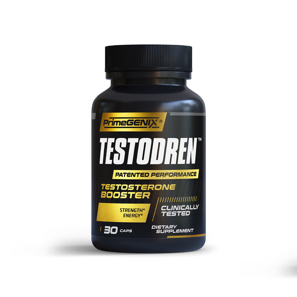 PrimeGENIX Testodren Advanced Testosterone Booster for Men | Natural Stamina, Endurance, Energy & Strength Enhancing Supplement | Lean Muscle Builder | Sports Nutrition Testosterone Booster PrimeGENIX Au supplements