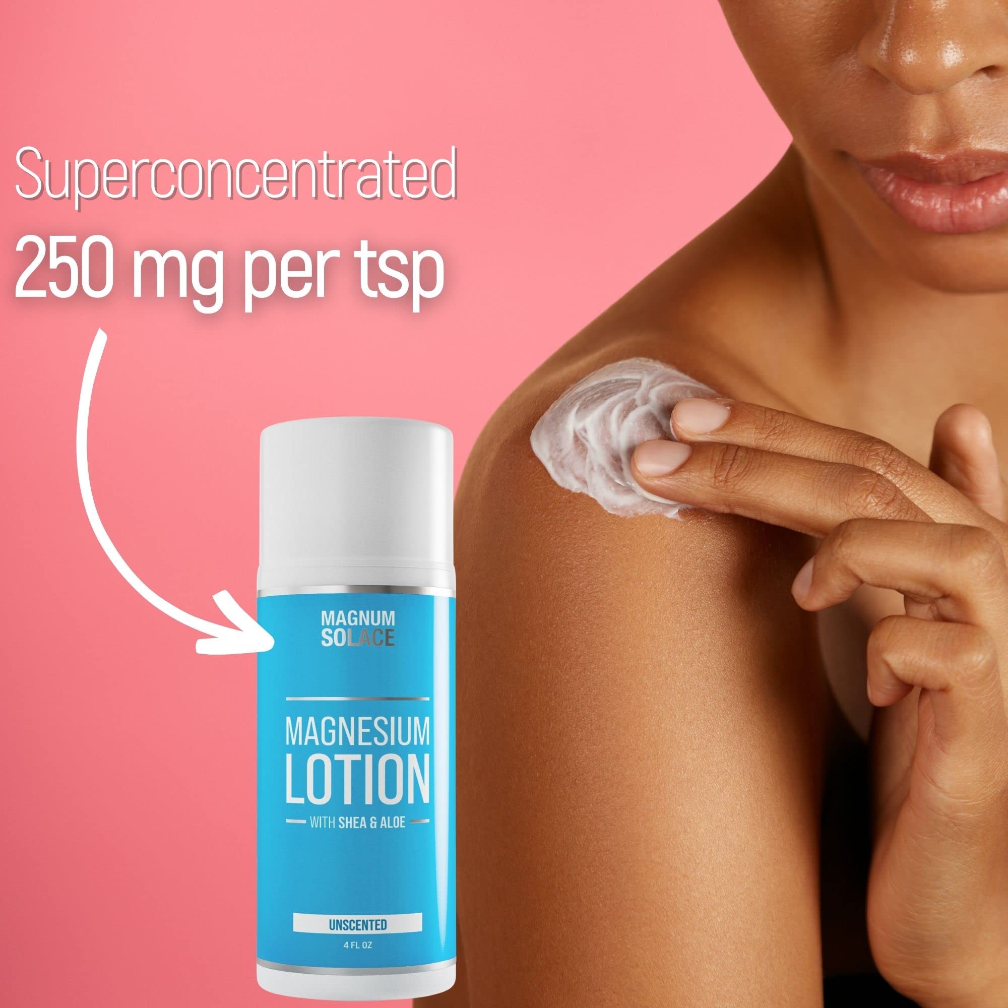 Magnum Solace Magnesium Lotion with Aloe & Shea – Apply to Legs – Alternative to Topical Magnesium Cream Magnum Solace Au supplements