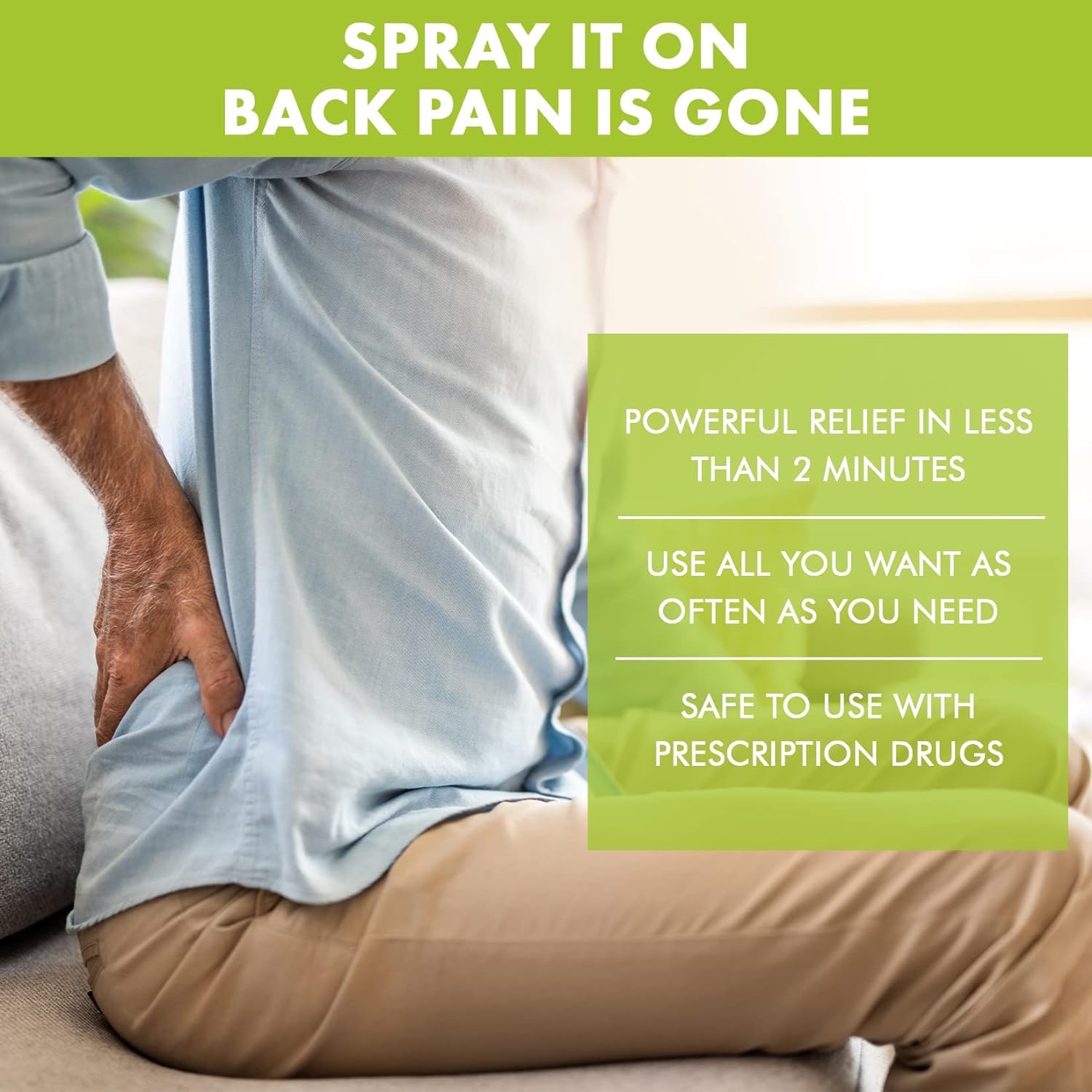 Premiere's Pain Spray All-Natural Menthol & Peppermint Oil Herbal Blend for Joint and Nerve Pain, Muscle Soreness, Sprains, Cramps, Sports Injuries, Back Pain & Neck Shoulder Aches - One Pack Premiere's Pain Spray Au supplements