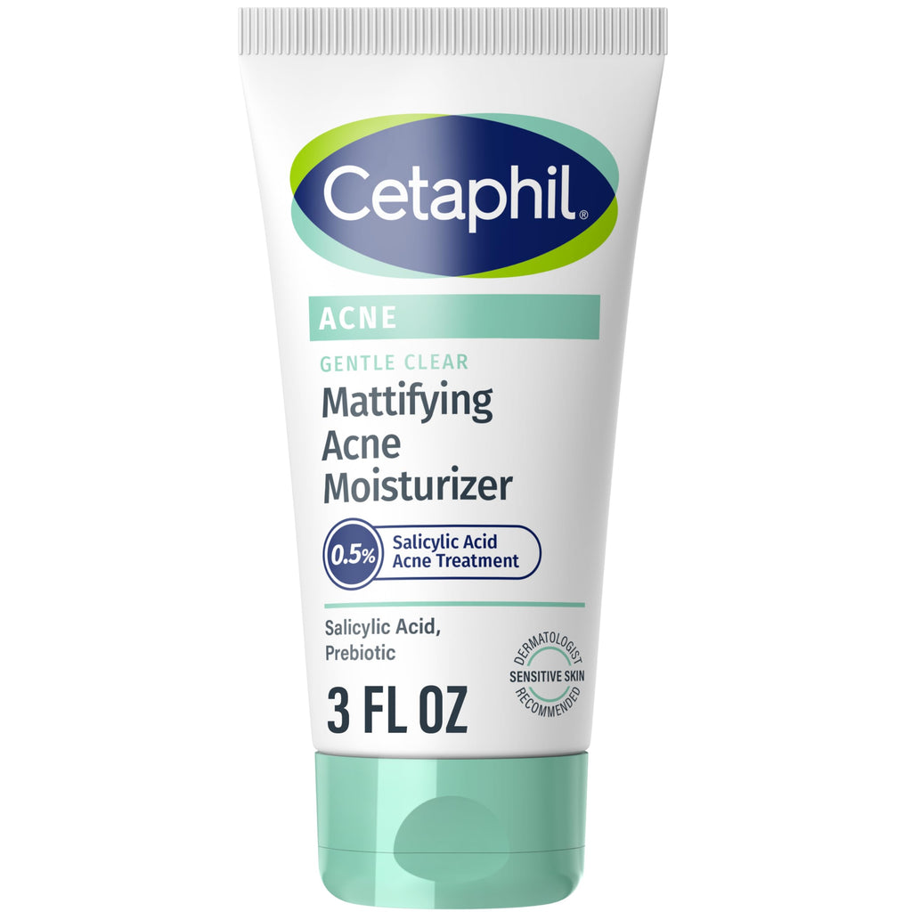 Cetaphil Face Moisturizer, Gentle Clear Mattifying Acne Moisturizer With 0.5% Salicylic Acid