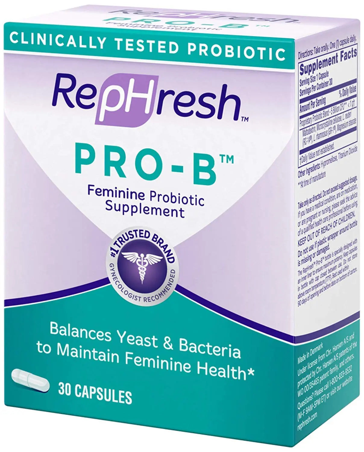 RepHresh Pro-B Probiotic Feminine Supplement Rephresh Au supplements