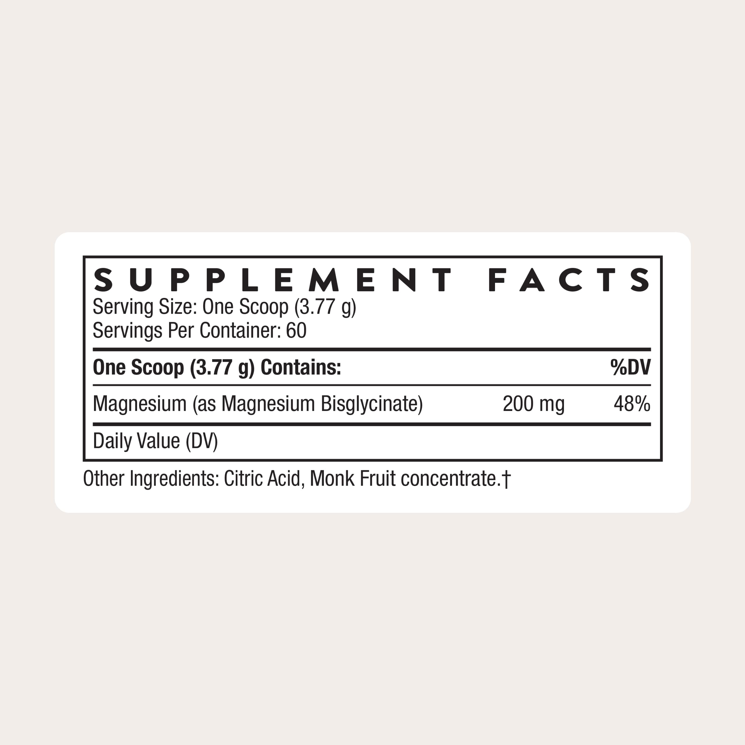 THORNE - Magnesium Bisglycinate - Powdered Magnesium Formula - Supports Restful Sleep, Muscle Relaxation, Heart Health & Metabolism
